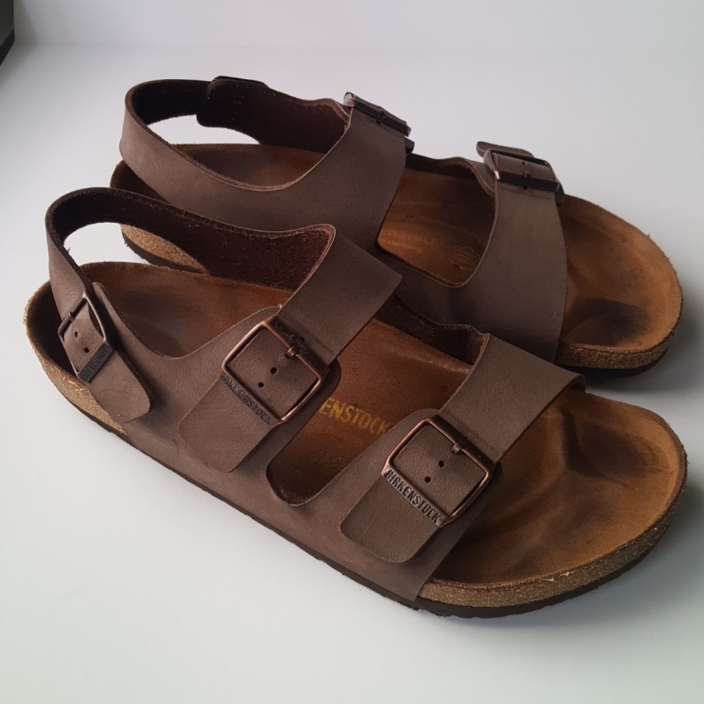 Birkenstock Mens Brown Leather Sandals 290 size 12